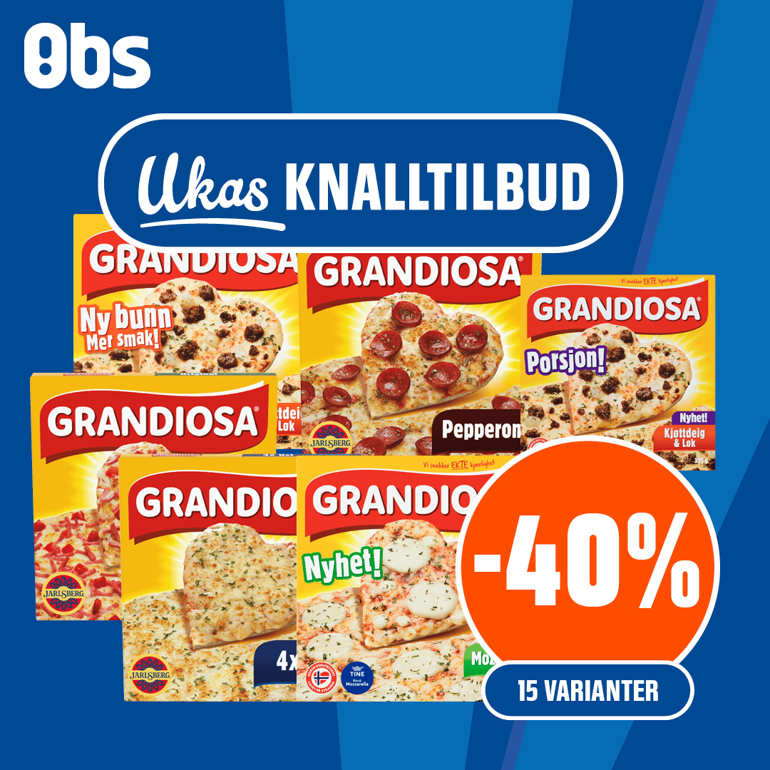 Obs 40% Grandiosa 4. 9.5