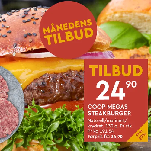 Coop Mega Steakburger U33