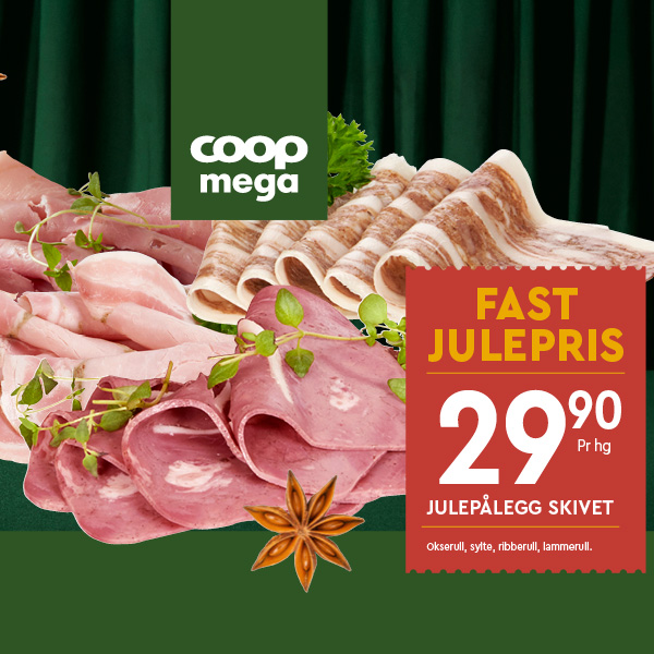 Coop Mega Julepålegg Skivet U51