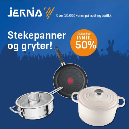 Jernia Stekepanner Og Gryter 50% U11 13