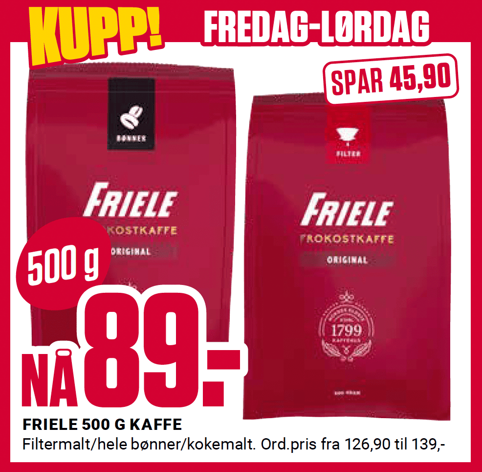 Europris Friele Kaffe U42
