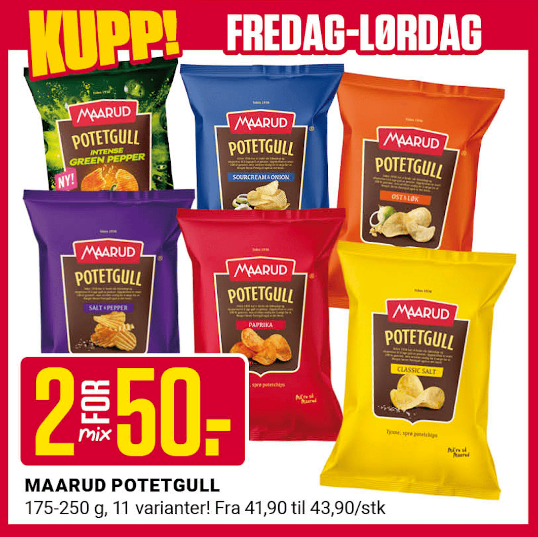 Europris Fredag Lørdag U31