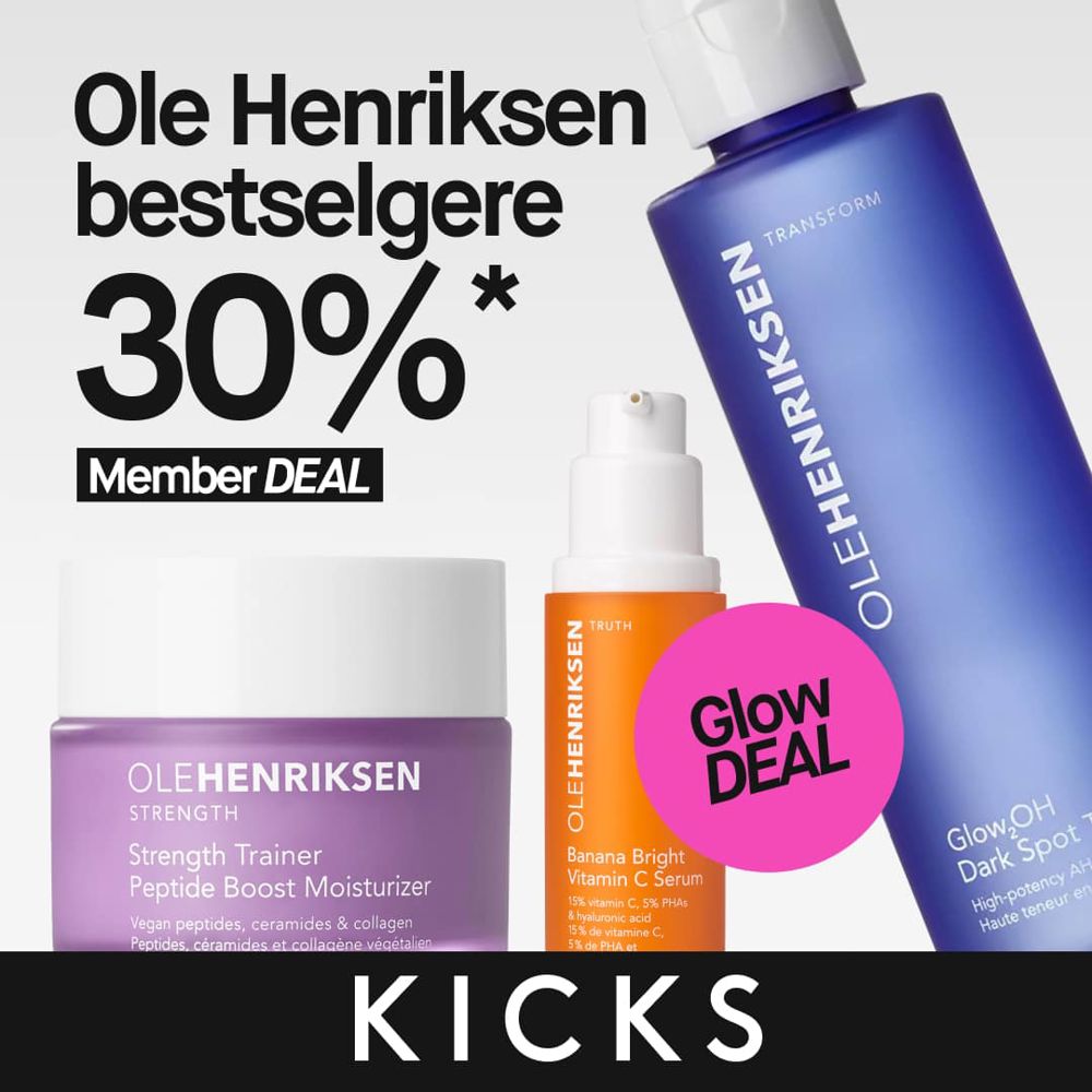 KICKS 30% Ole Henriksen 12. 15.2