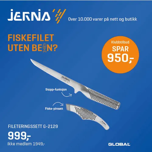 Jernia Fileteringssett U22 25