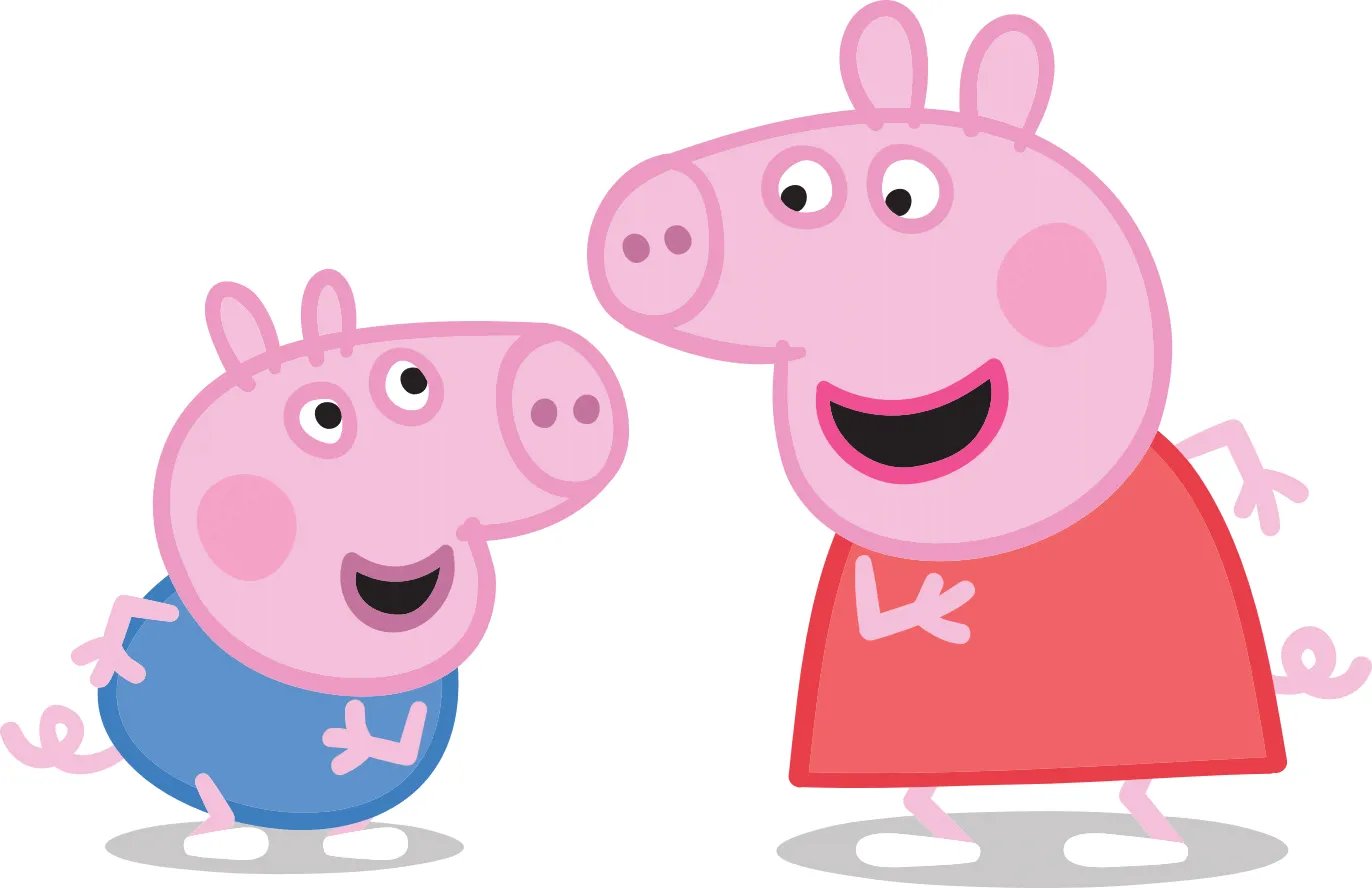 Peppa Gris Og Georg Mars 2023