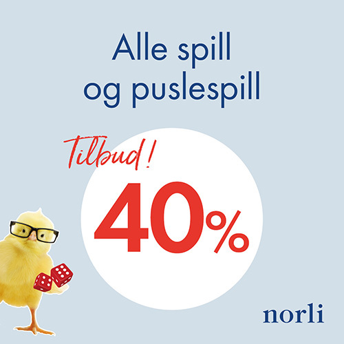 Norli 40% Spill Og Puslespill U12 14