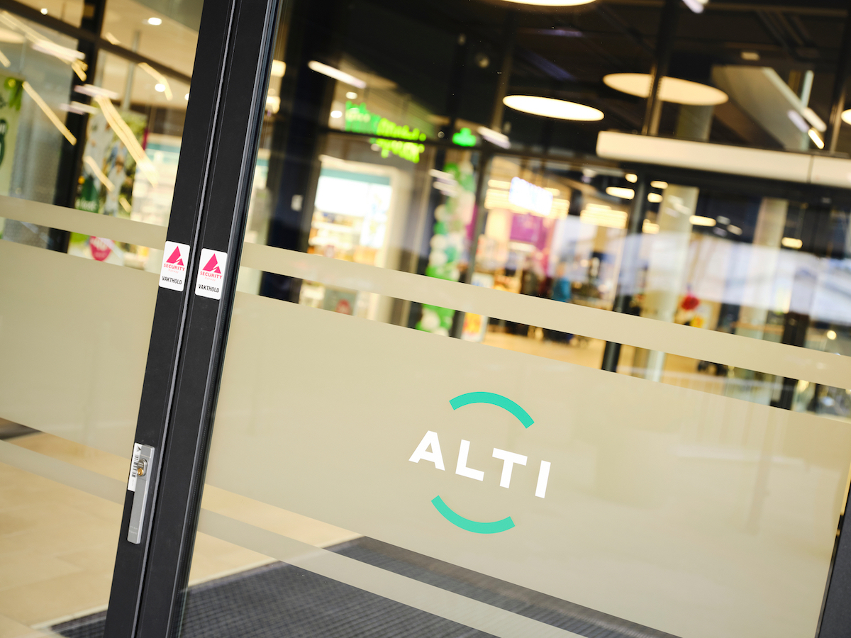 Alti Futura inngangsdør