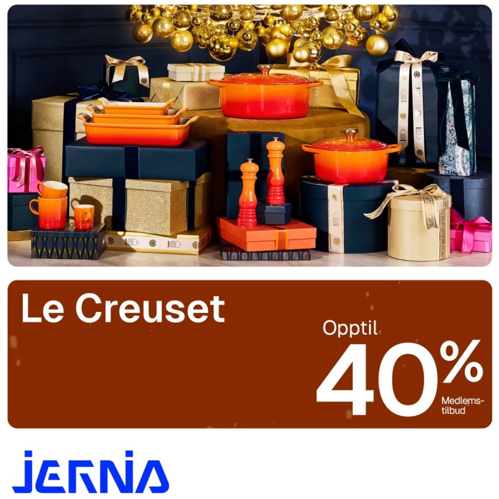 Jernia 40% Le Cruset 1. 7.Des