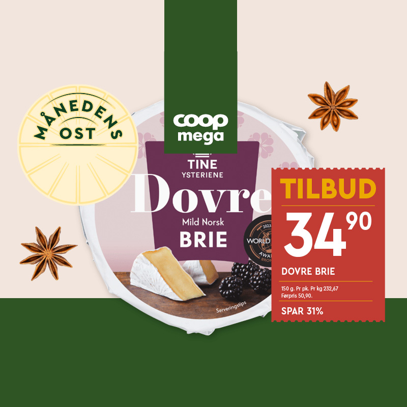 Coop Mega Dovre Brie U49