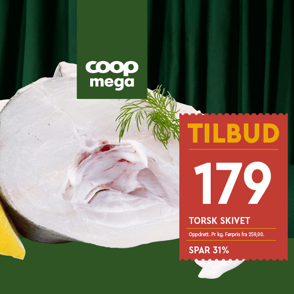 Coop Mega Torsk Skivet U51