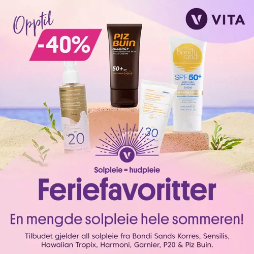 VITA 40% Feriefavoritter Solpleie U28 30
