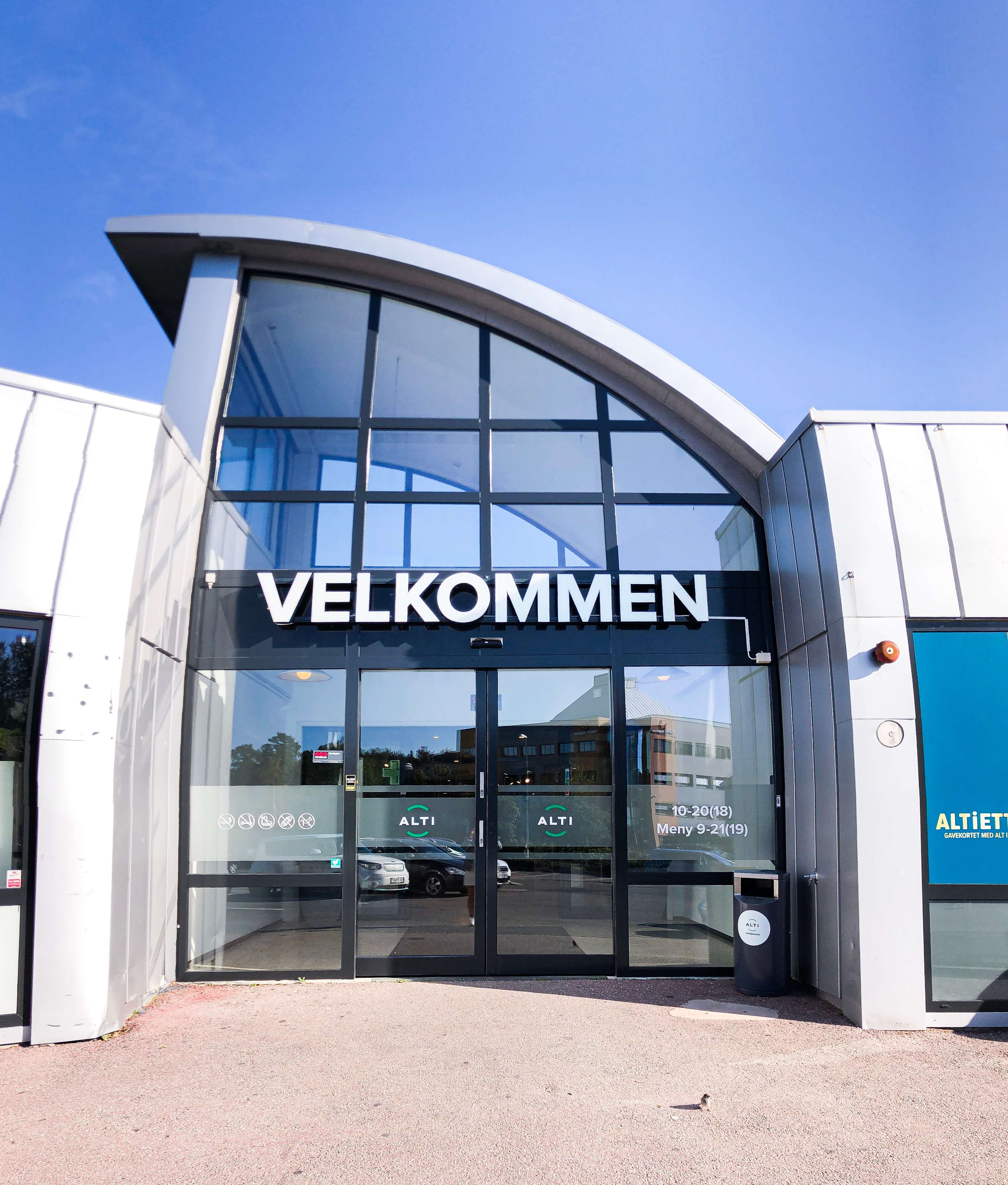 Alti Harebakken inngangsparti