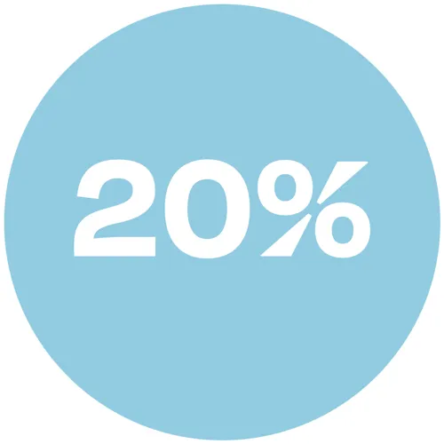 20 Blå