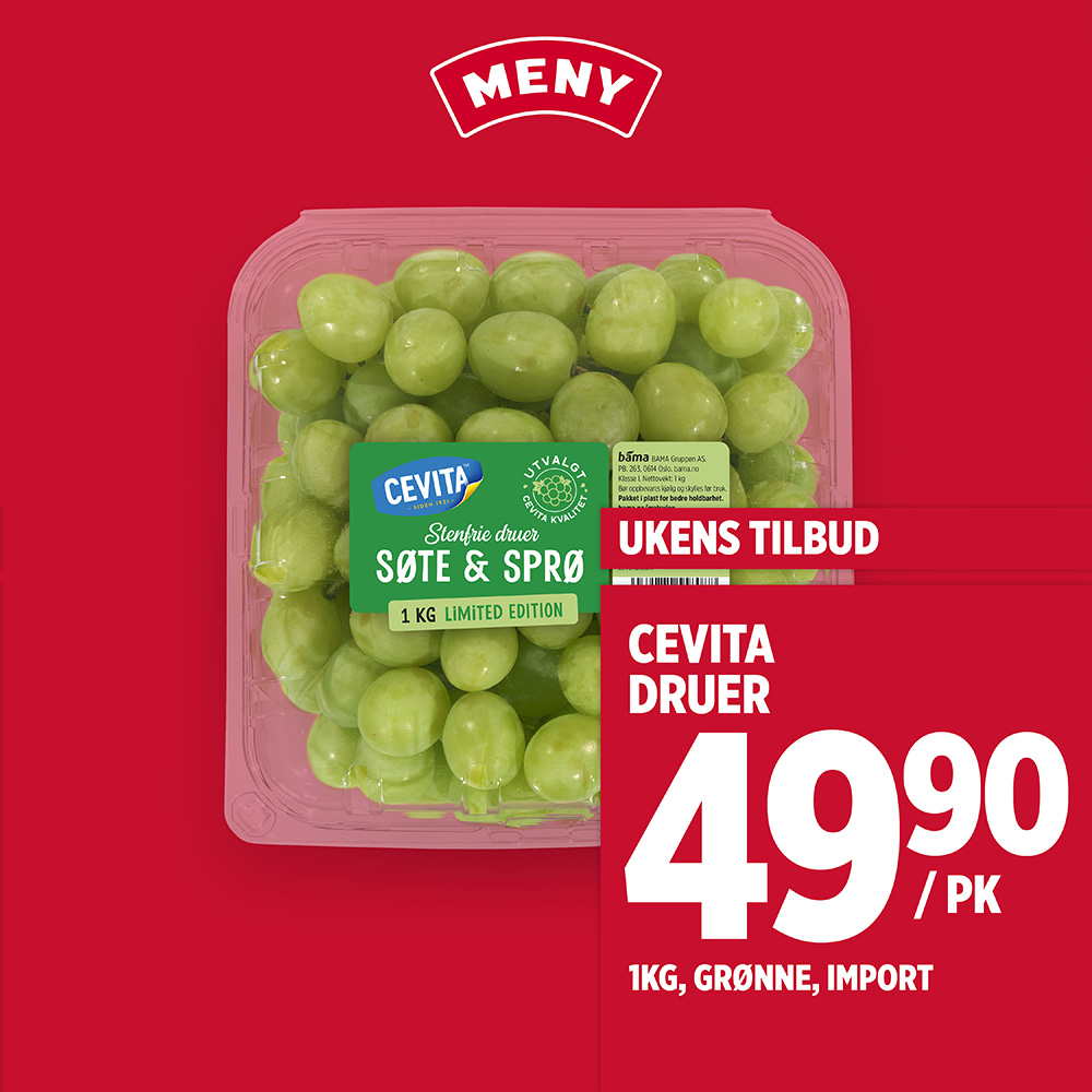 Meny Cevita Druer U41