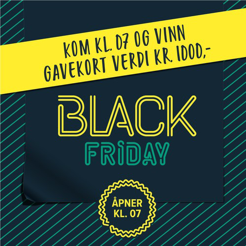 Black Friday Kom Kl.07 Og Vinn 500X500