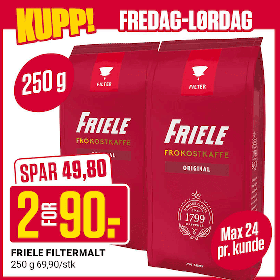 Europris Friele Kaffe U39