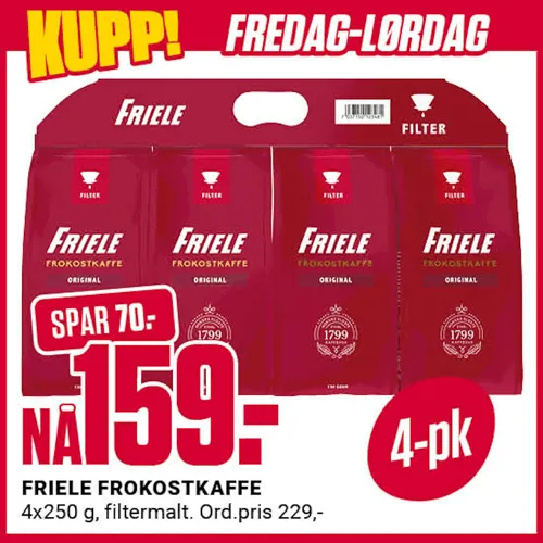 Europris Kaffe Fre Lør U22