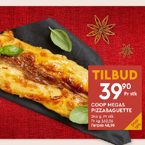 Coop Mega Pizzabaguette U49