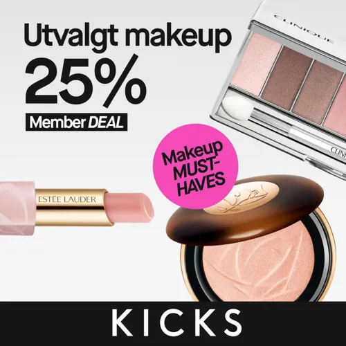 KICKS Utvalgt Makeup 25% 12. 15.6