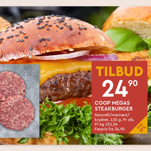 Coop Mega Steakburgere U23