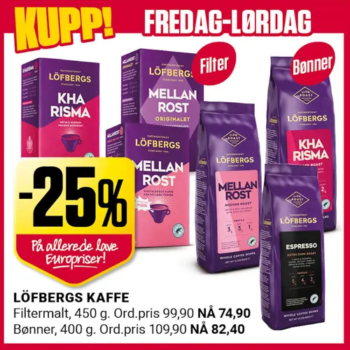 Europris Fredag Lørdag U32
