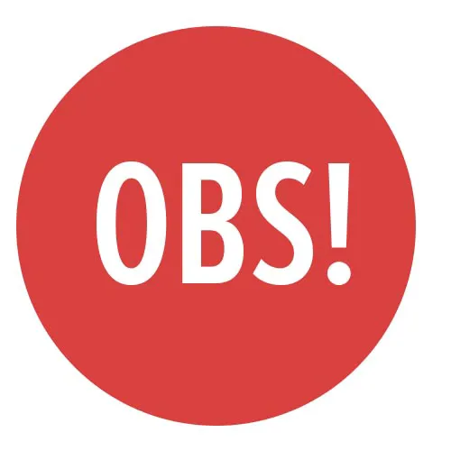 Obs Rød