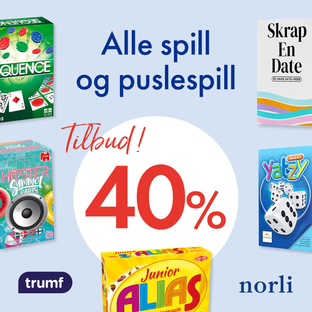Norli 40% Spill Og Puslespill U24 29