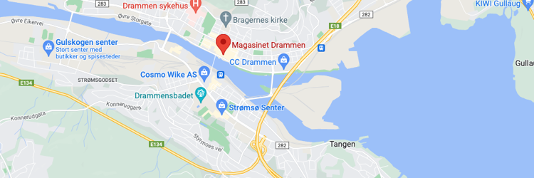 Magasinet Drammen_kart