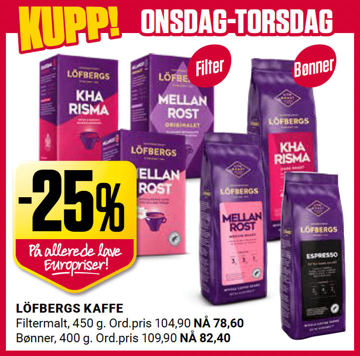 Europris Onsdag Torsdag U21