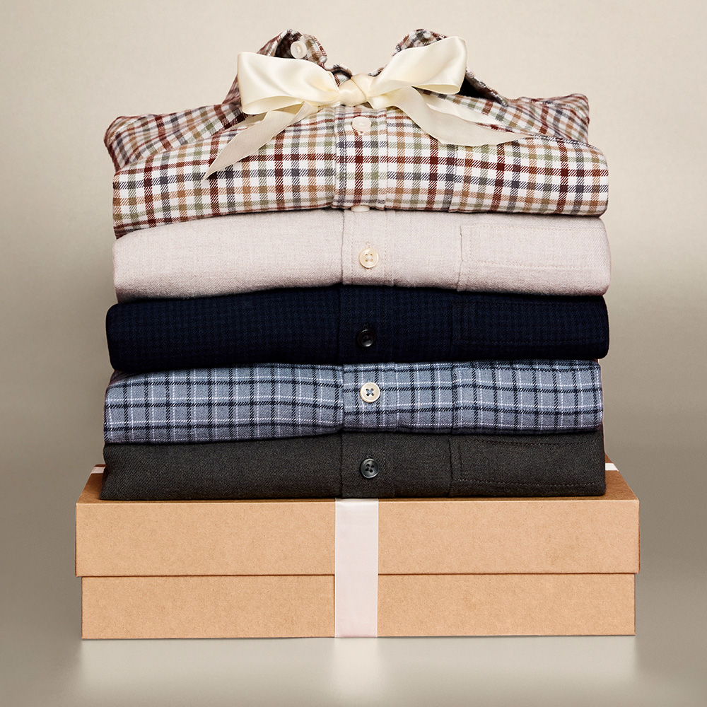 Dressmann Flanellskjorte Tilbud U44 45