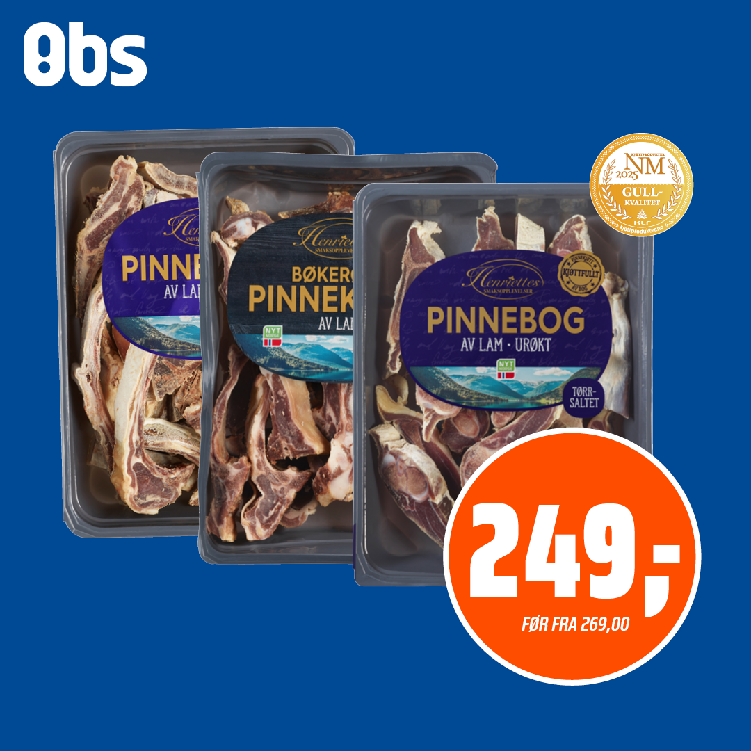 Obs Henriettes Pinnekjøtt U50