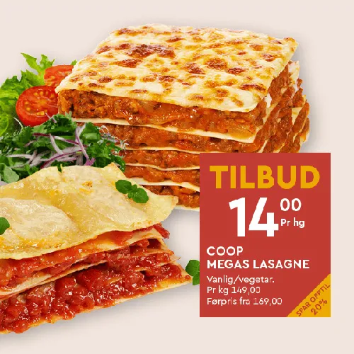Coop Mega Lasagne U2
