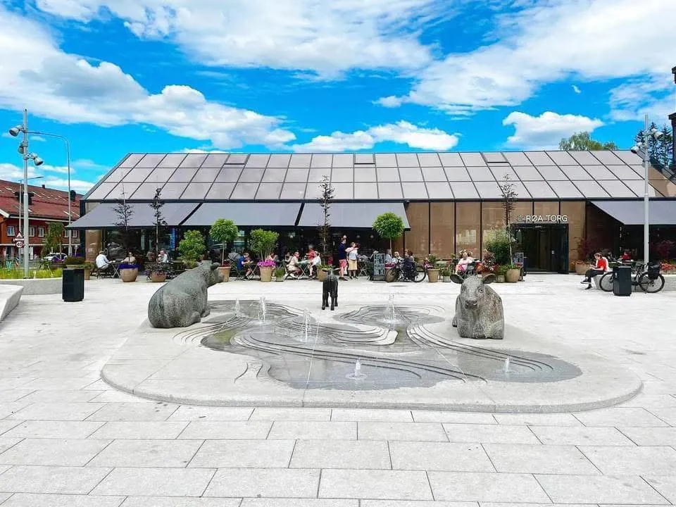 Røa Torg Torg Uteområde