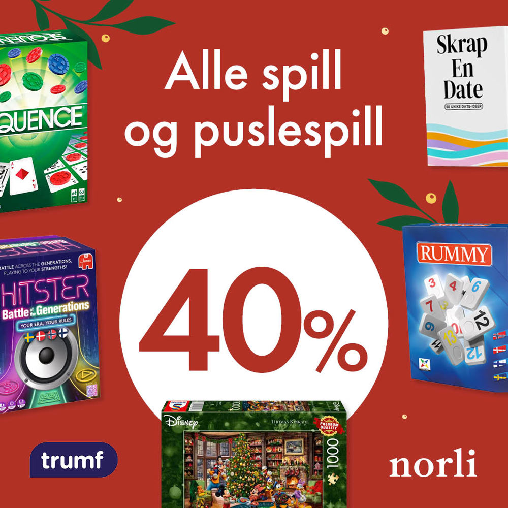 Norli 40% Spill Og Puslespill U47 52
