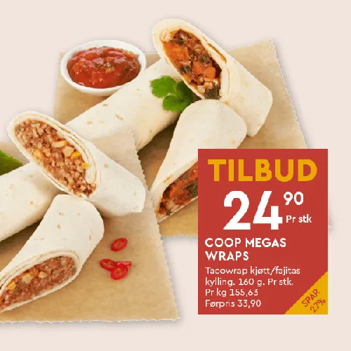 Coop Mega Wraps U5