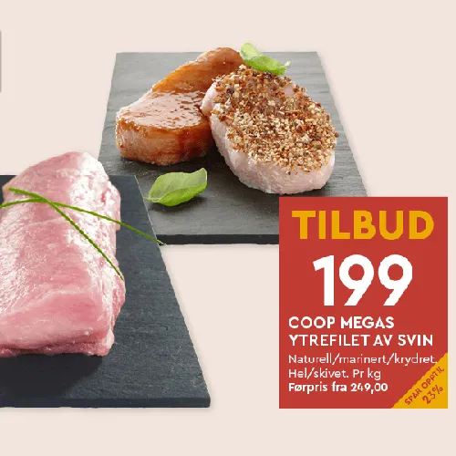 Coop Mega Ytrefilet Av Svin U21