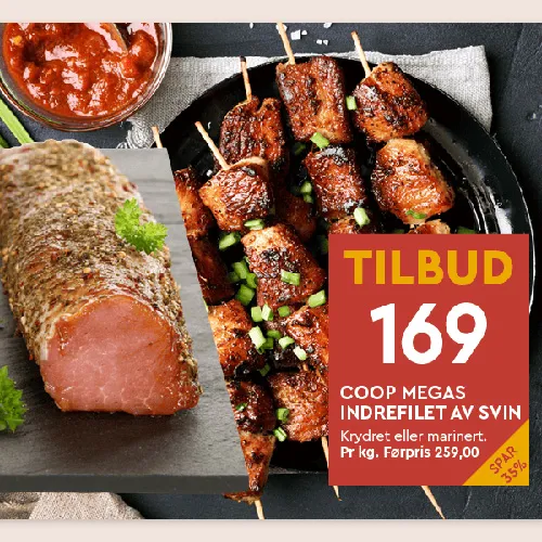 Coop Mega Indrefilet Av Svin U22