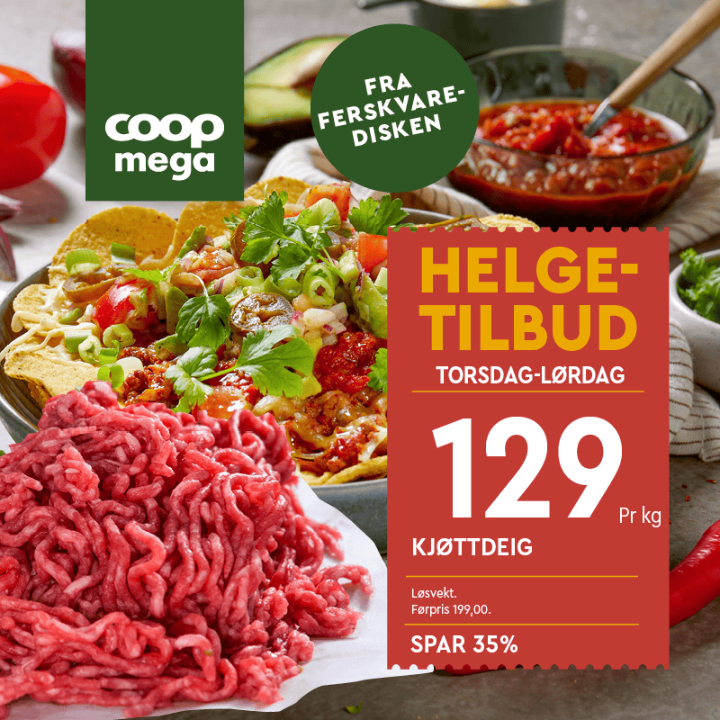 Coop Mega Kjøttdeig U31