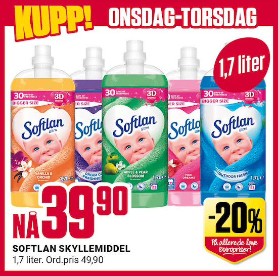 Europris 20% Skyllelmideel U19