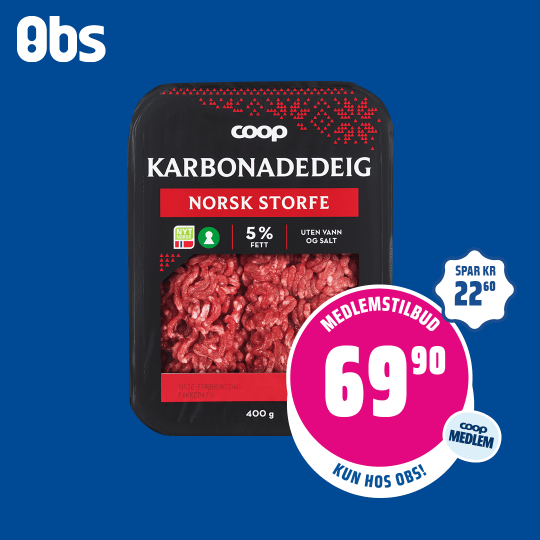 Obs Karbonadedeig U42