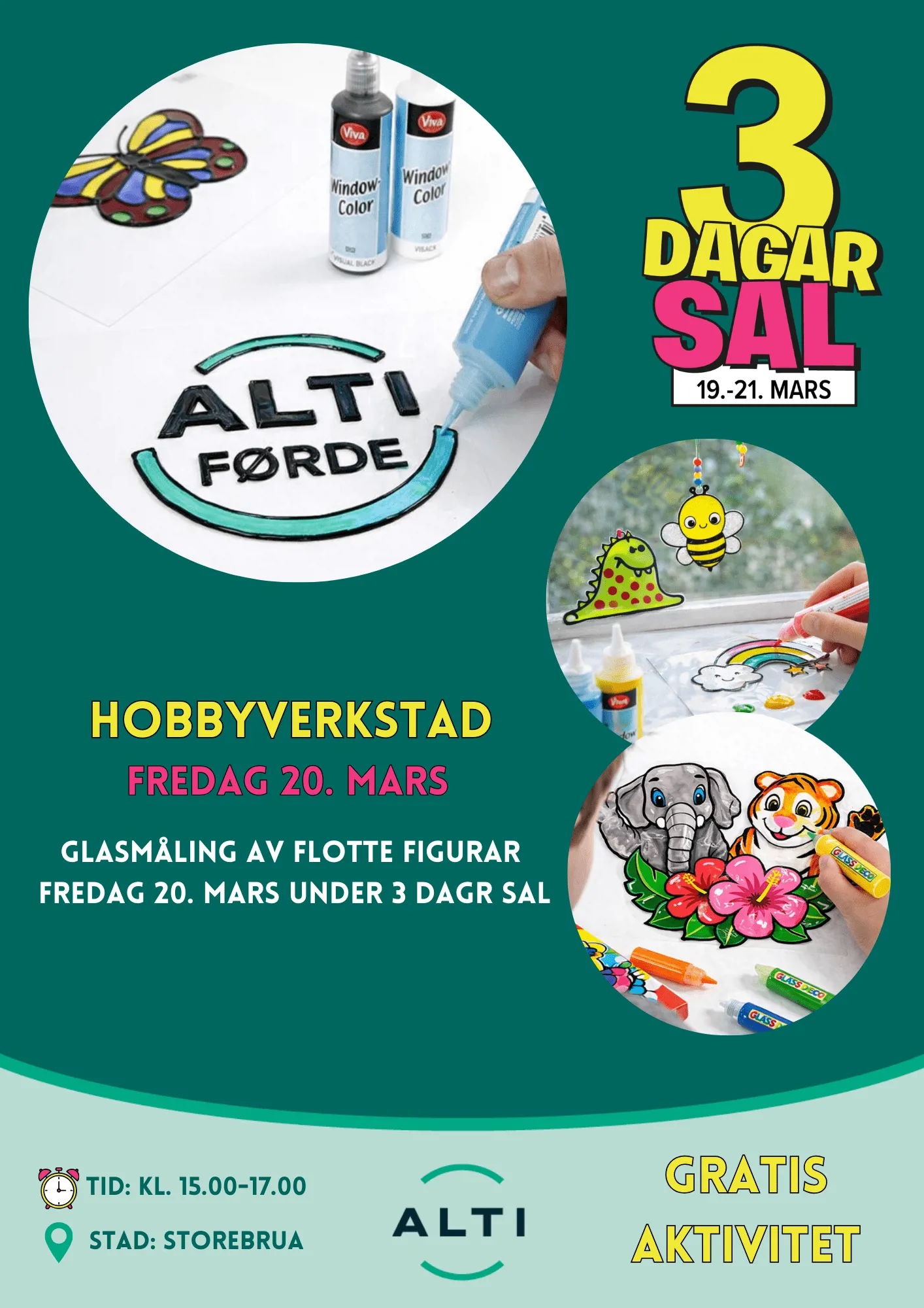 Fredag Glassmaling