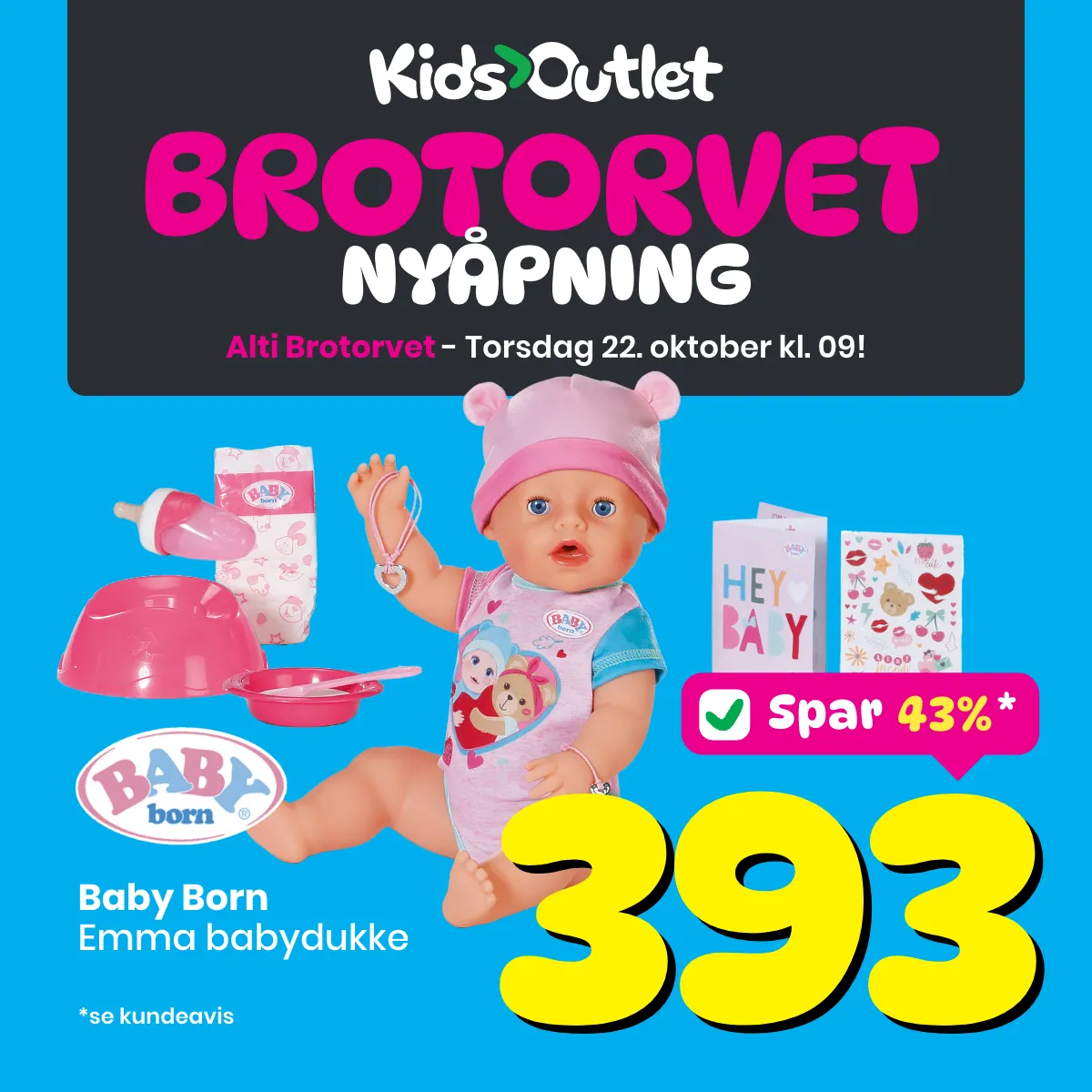 Kids Outlet Nyåpning Oasen Meta 1