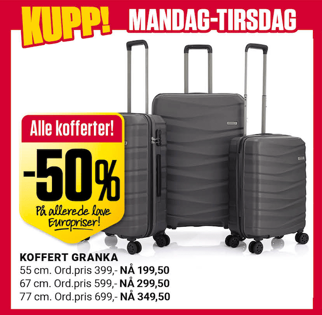 Europris Mandag Tirsdag U6