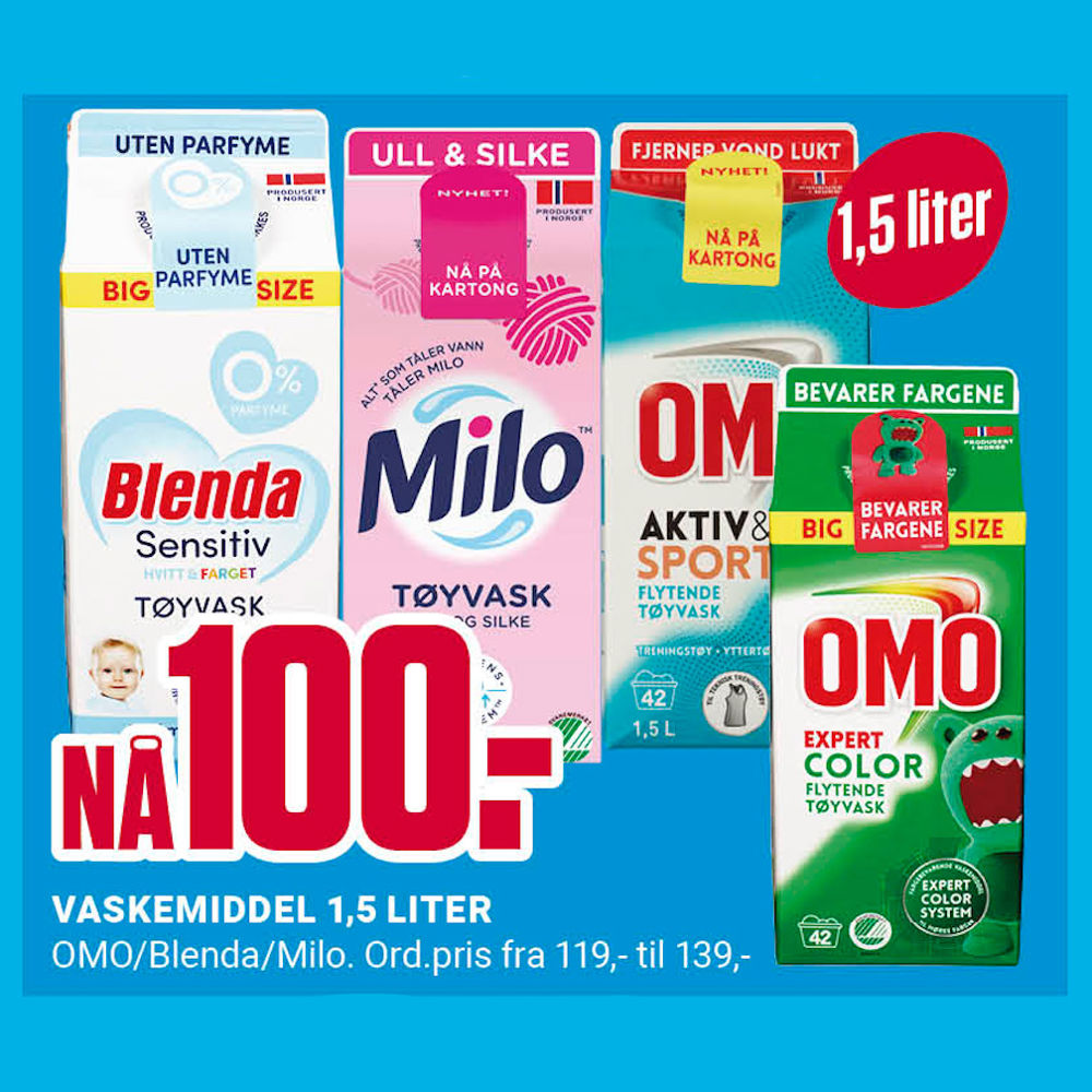 Europris Vaskemiddel U9