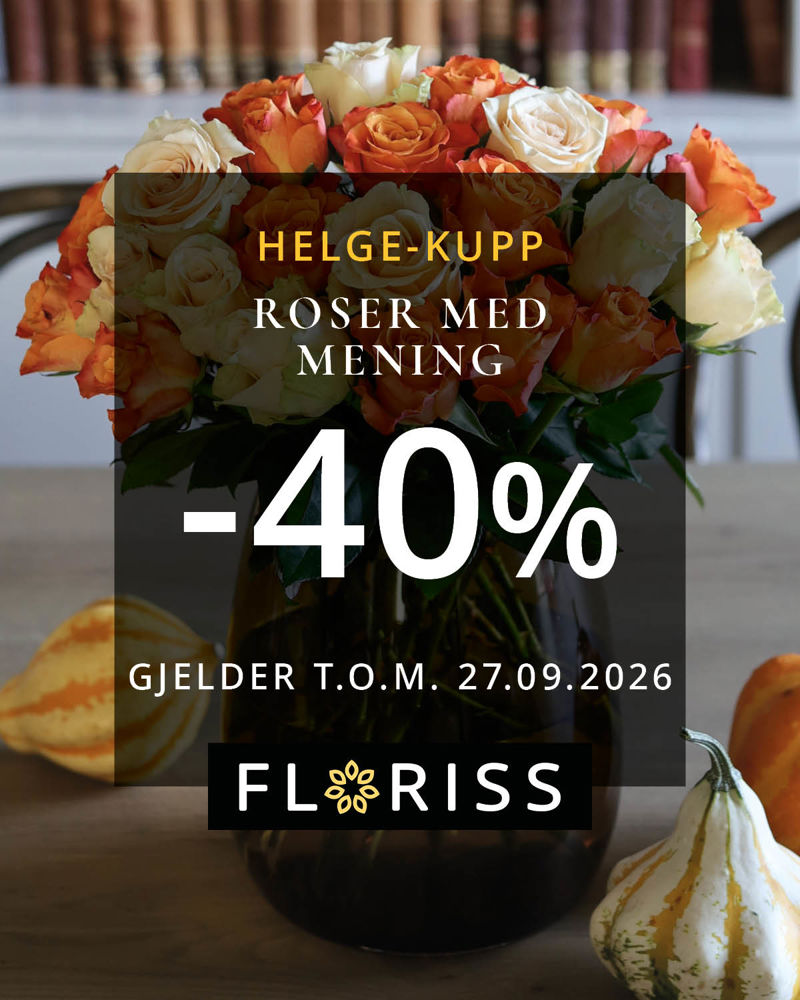 Floriss Roser Med Mening 24. 27.Sept