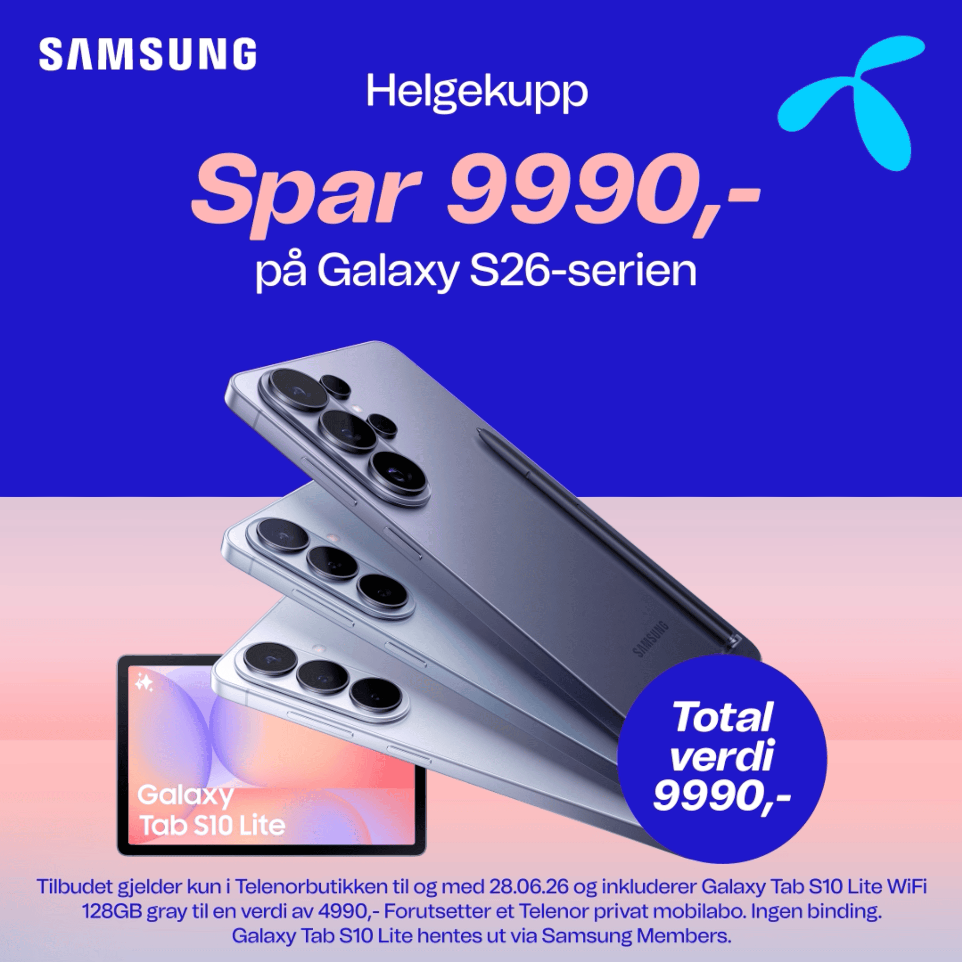 Telenorbutikken Galaxy Serien 25. 28.Juni