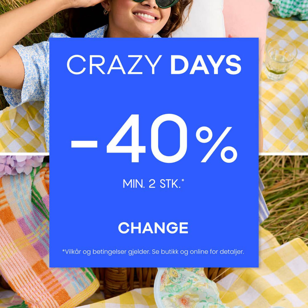 Change Crazy Days 40% 23.4 4.5