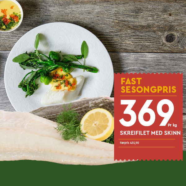 Coop Mega Skreifilet Med Skinn U12