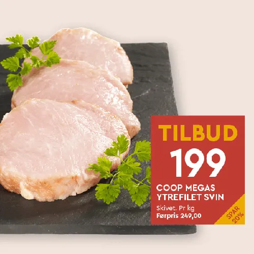 Coop Mega Ytrefilet Av Svin U36