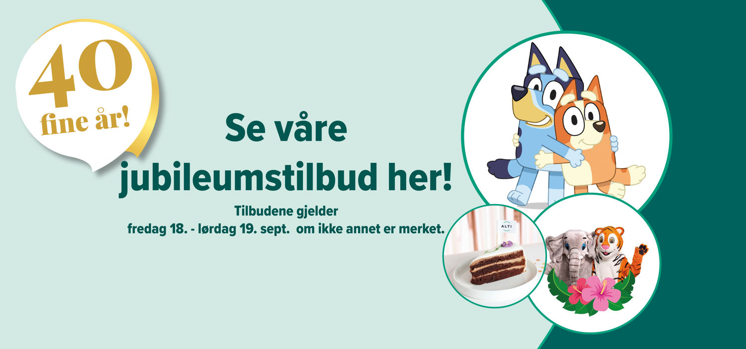 Toppbanner Tilbudside 40 År